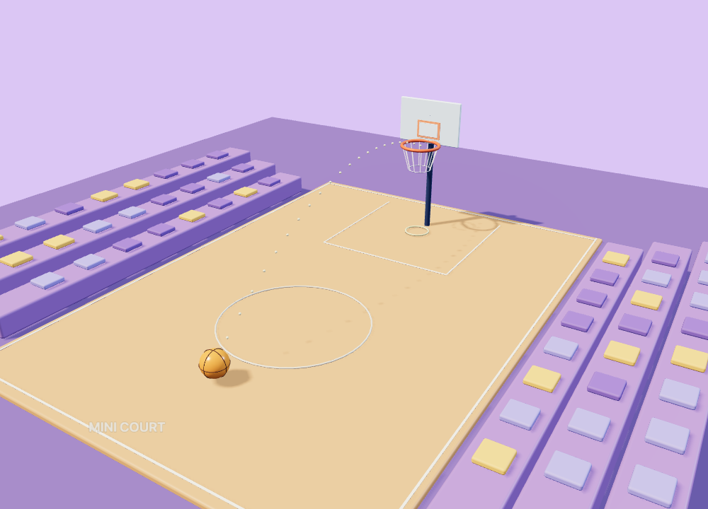 Actual Basket Shot 3D 3D gameplay