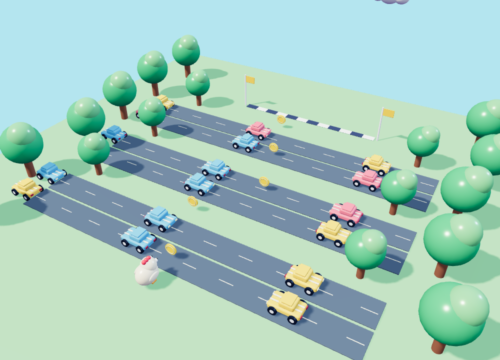 Actual Road Hopper 3D 3D gameplay
