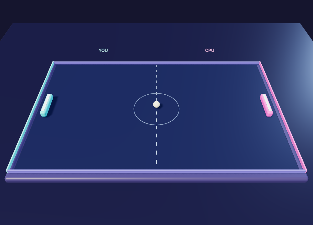 Actual Neon Pong 3D 3D gameplay